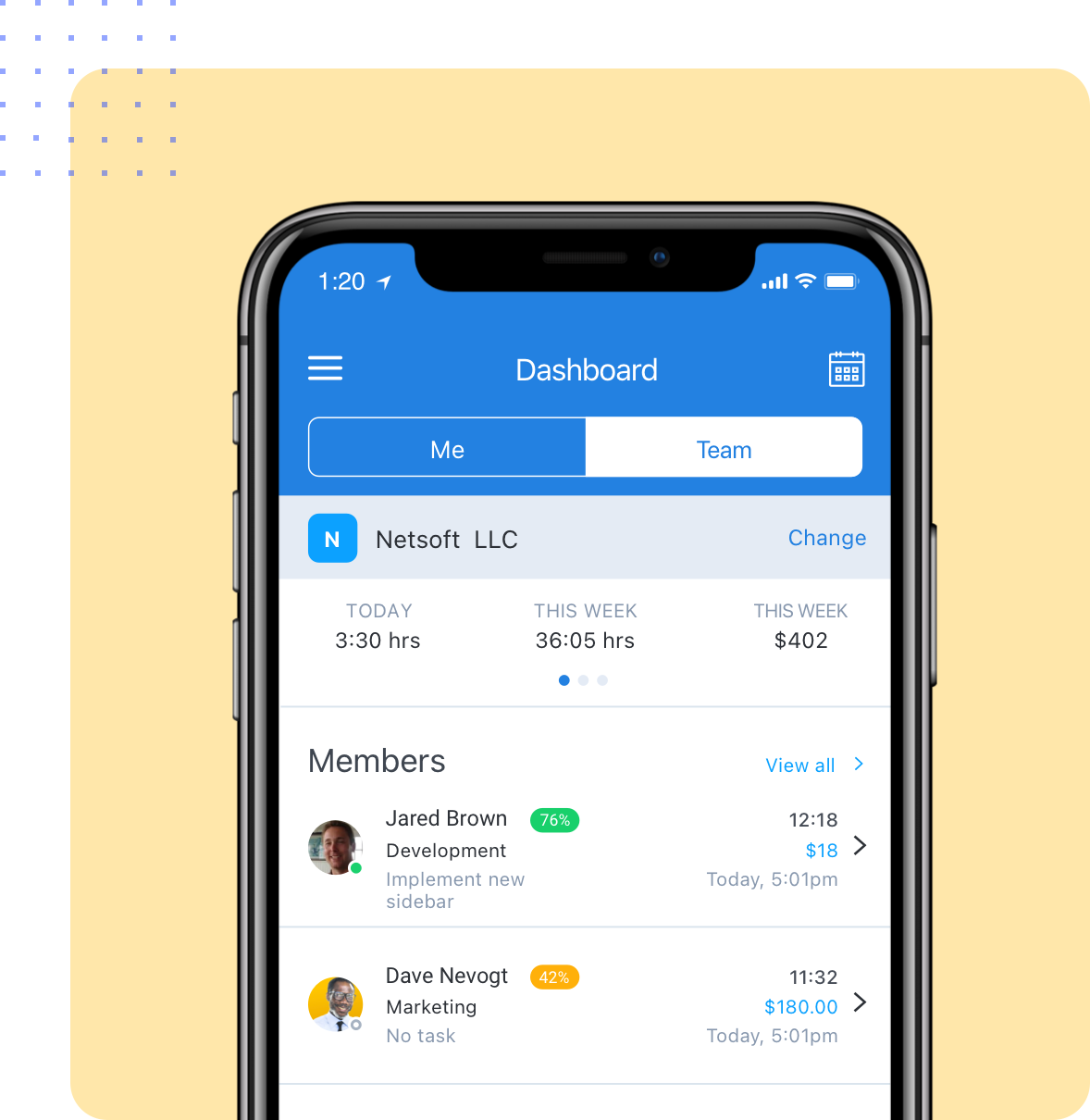 Hubstaff iphone time tracker
